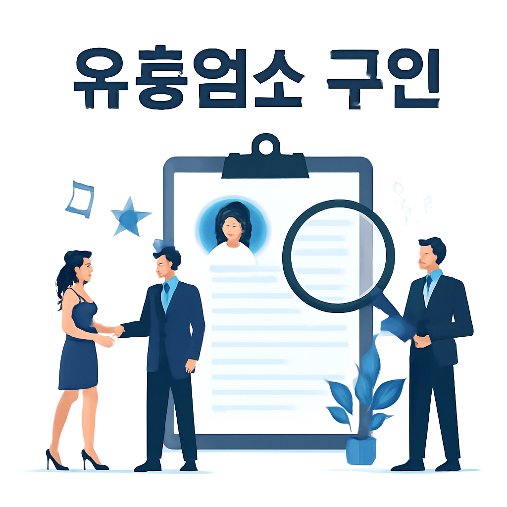 유흥업소 구인 메인 이미지