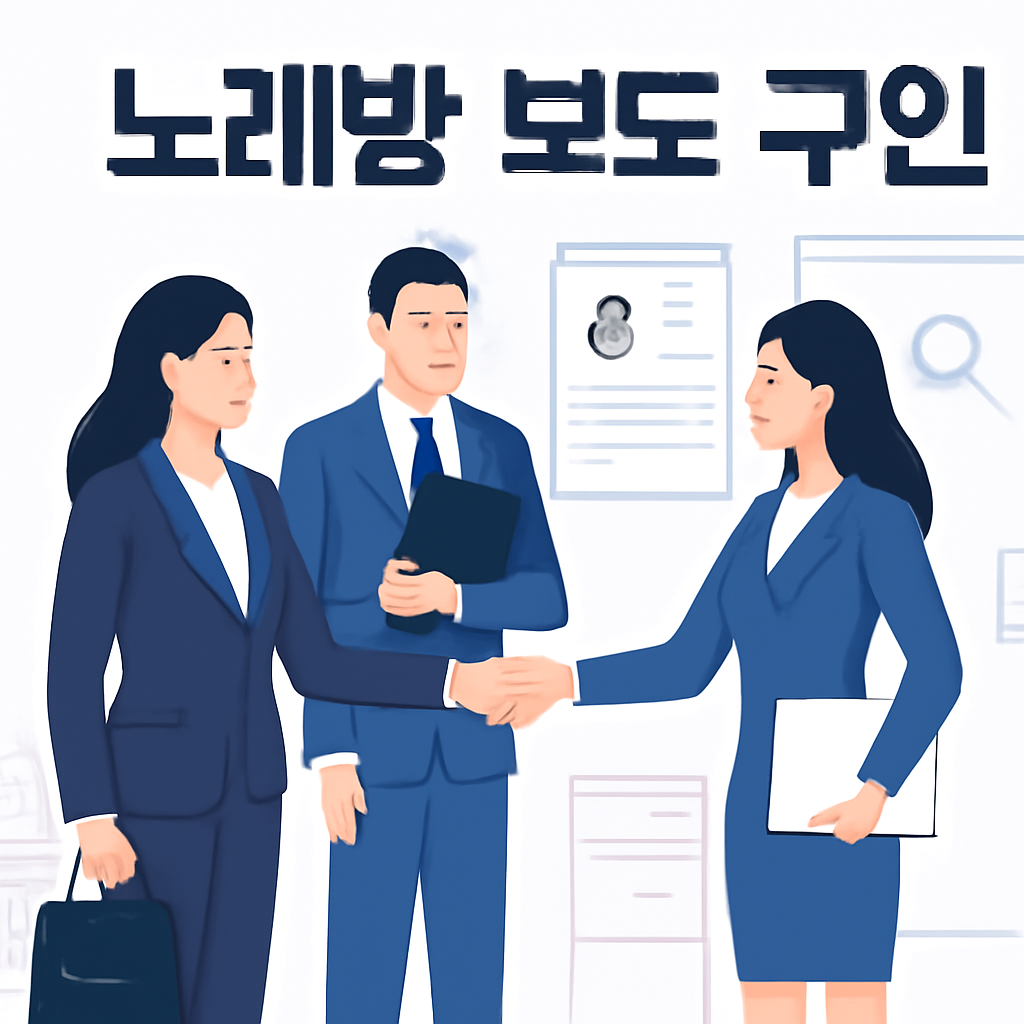 노래방 보도 구인 메인 이미지