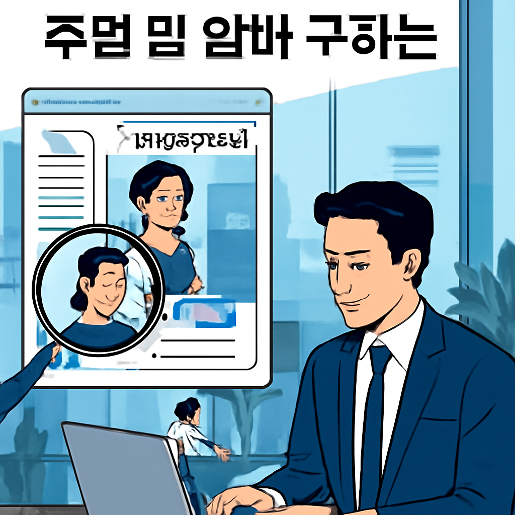 강남 카페에서 주말 밤 알바 구하는 방법 이미지