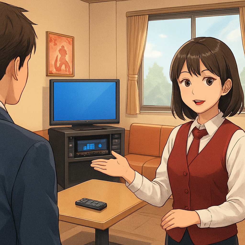 가라오케 점포 채용 이미지