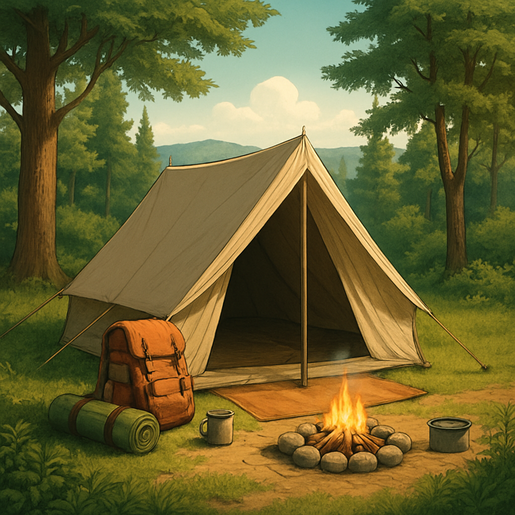 Camping shelter 메인 이미지