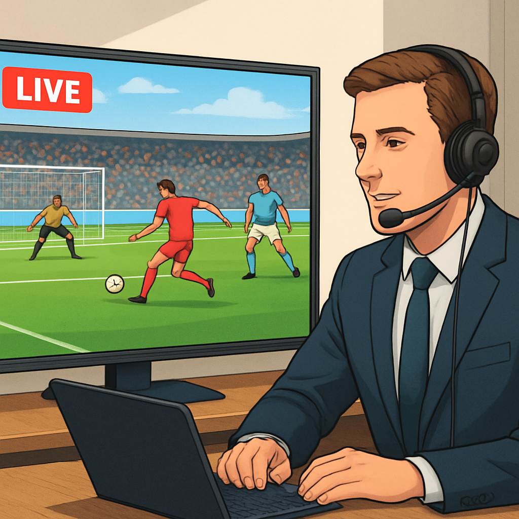 라이브 스포츠 중계 이미지