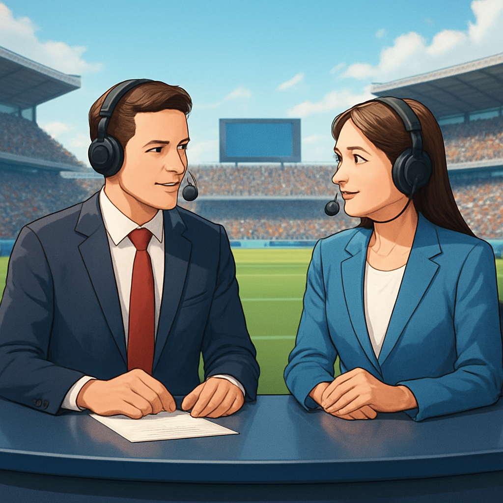 스포츠 방송 이미지